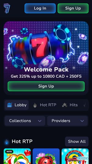 Welcome bonus pack